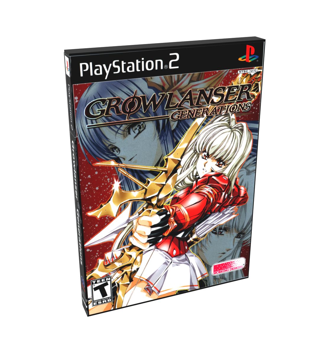 Growlanser Generations | NTSC | Playstation 2 | PS2 | En | Reproduction Case and Booklet - NO GAME
