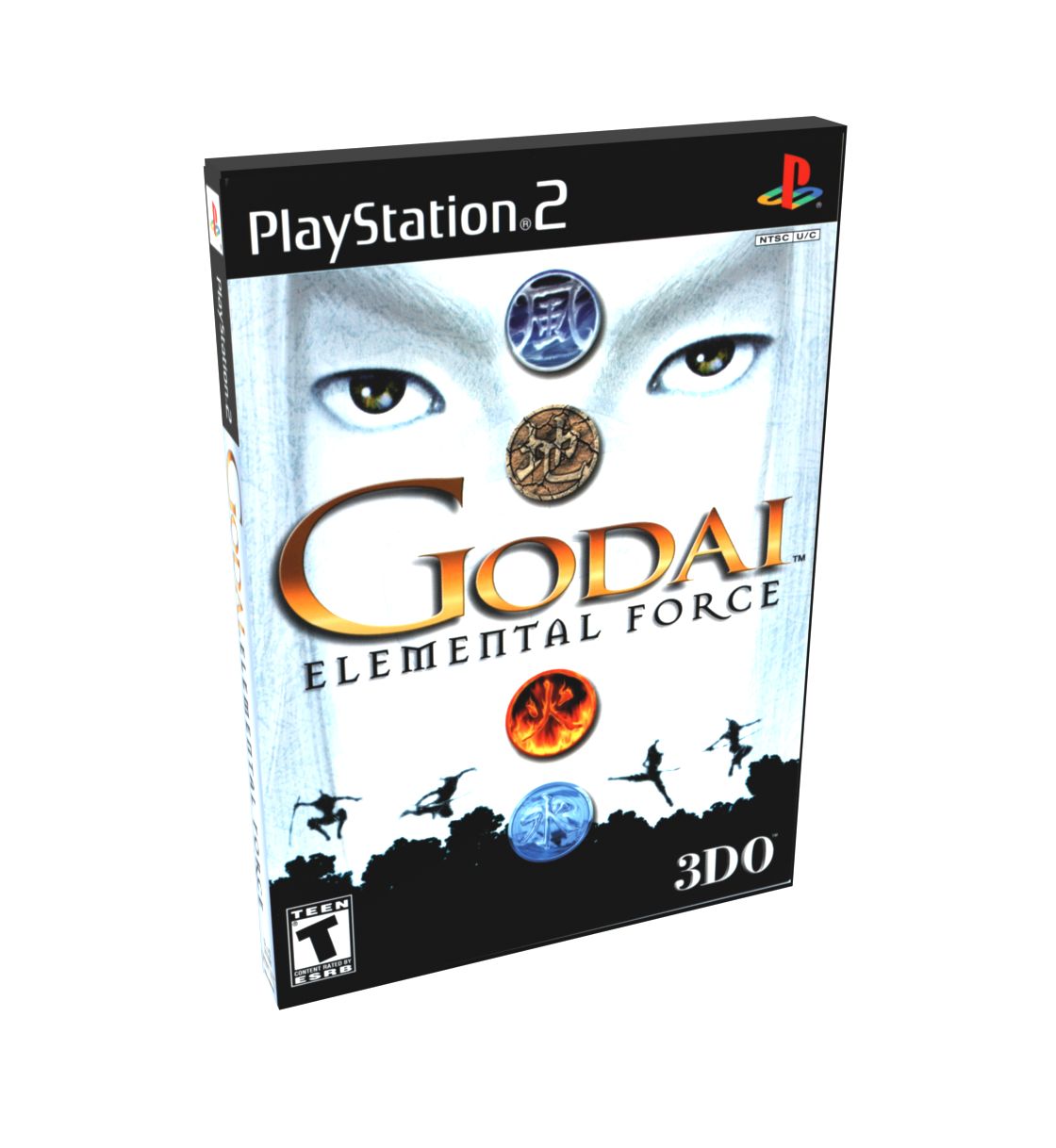 Godai Elemental Force | NTSC | Playstation 2 | PS2 | En | Reproduction Case and Booklet - NO GAME