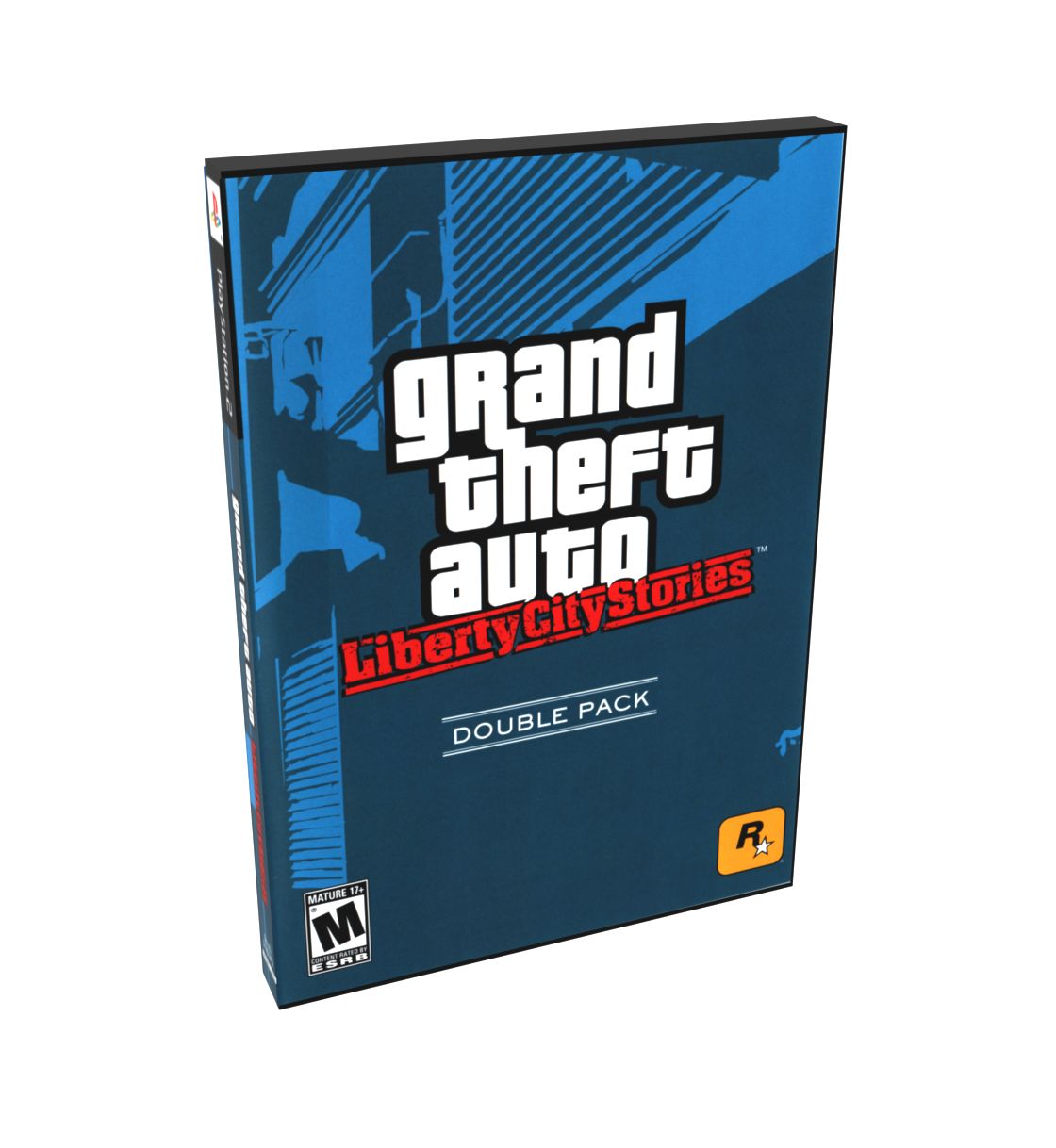 Grand Theft Auto Liberty City Stories (Grand Theft Auto Stories Double Pack multi) | NTSC | Playstation 2 | PS2 | En | Reproduction Case and Booklet - NO GAME