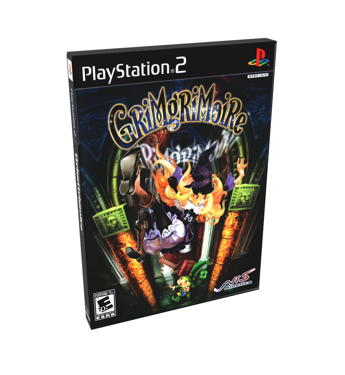 Grim Grimoire | NTSC | Playstation 2 | PS2 | En | Reproduction Case and Booklet - NO GAME