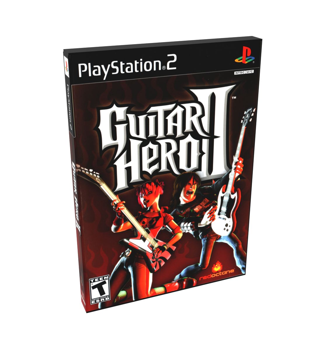 Guitar Hero II | NTSC | Playstation 2 | PS2 | En | Reproduction Case and Booklet - NO GAME