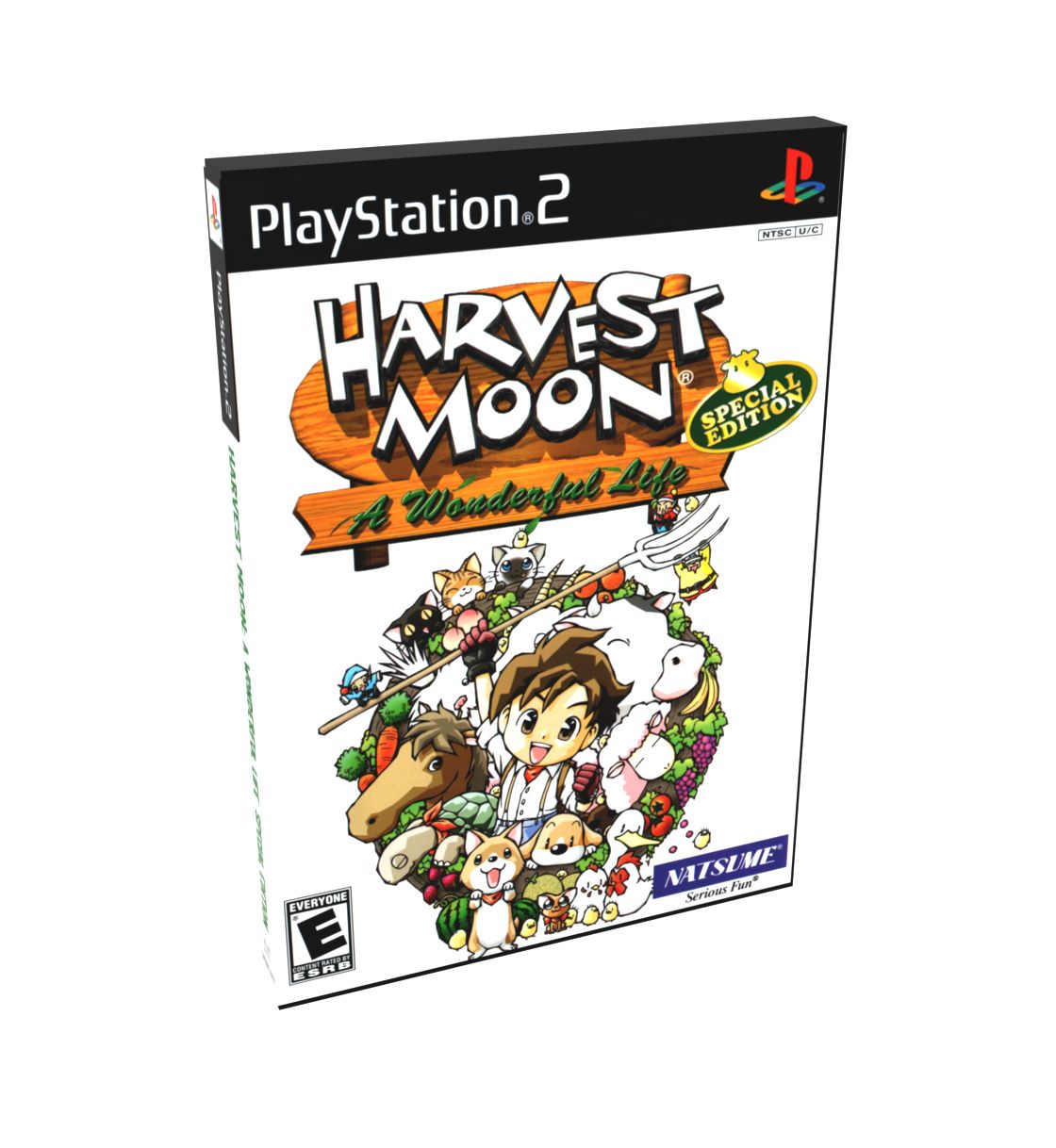 Harvest Moon A Wonderful Life (Special Edition) | NTSC | Playstation 2 | PS2 | En | Reproduction Case and Booklet - NO GAME