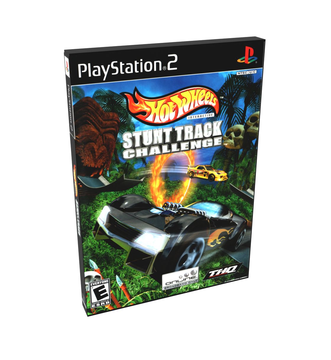 Hot Wheels Stunt Track Challenge | NTSC | Playstation 2 | PS2 | En | Reproduction Case and Booklet - NO GAME