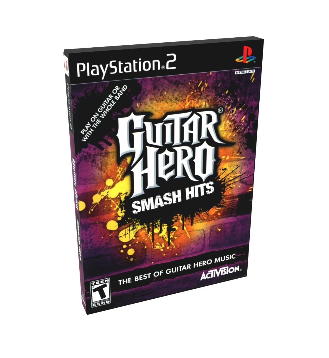 Guitar Hero Smash Hits | NTSC | Playstation 2 | PS2 | En | Reproduction Case and Booklet - NO GAME