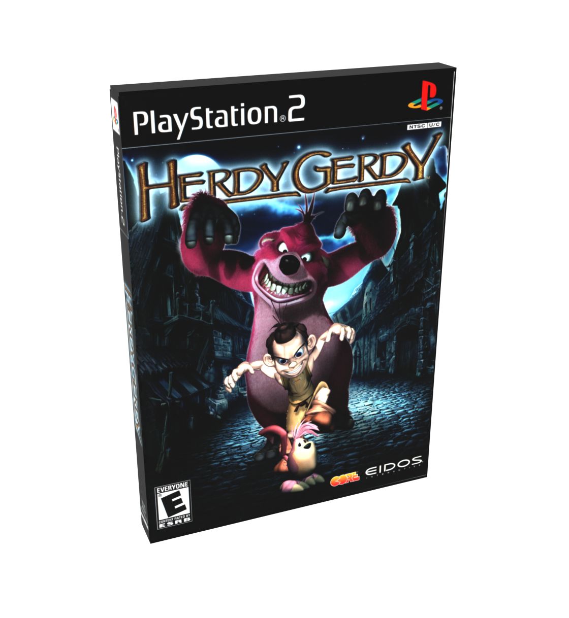 Herdy Gerdy | NTSC | Playstation 2 | PS2 | En | Reproduction Case and Booklet - NO GAME