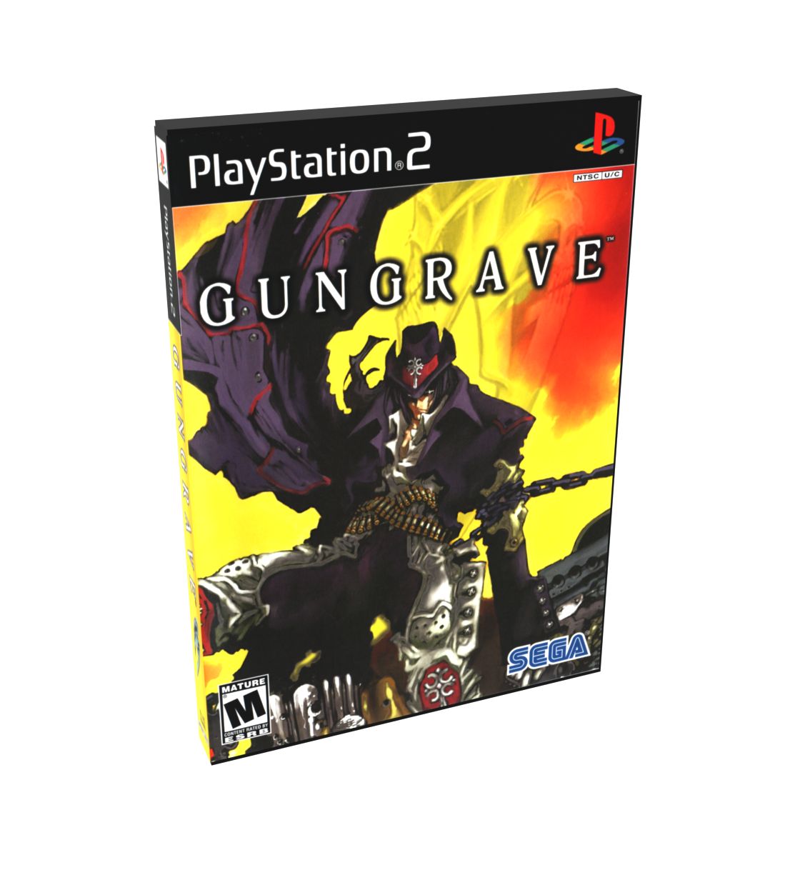 Gungrave | NTSC | Playstation 2 | PS2 | En | Reproduction Case and Booklet - NO GAME