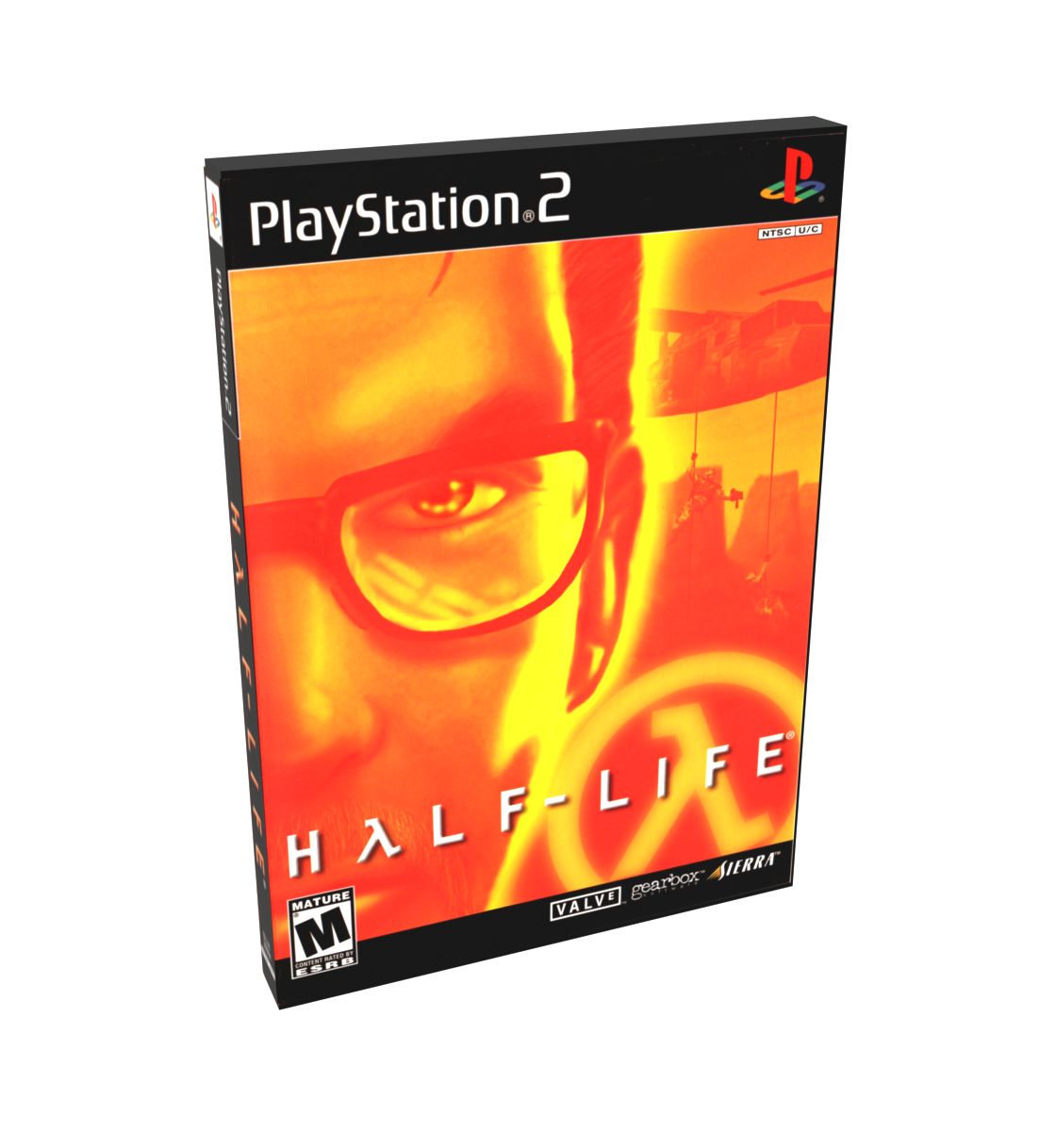 Half Life | NTSC | Playstation 2 | PS2 | En | Reproduction Case and Booklet - NO GAME