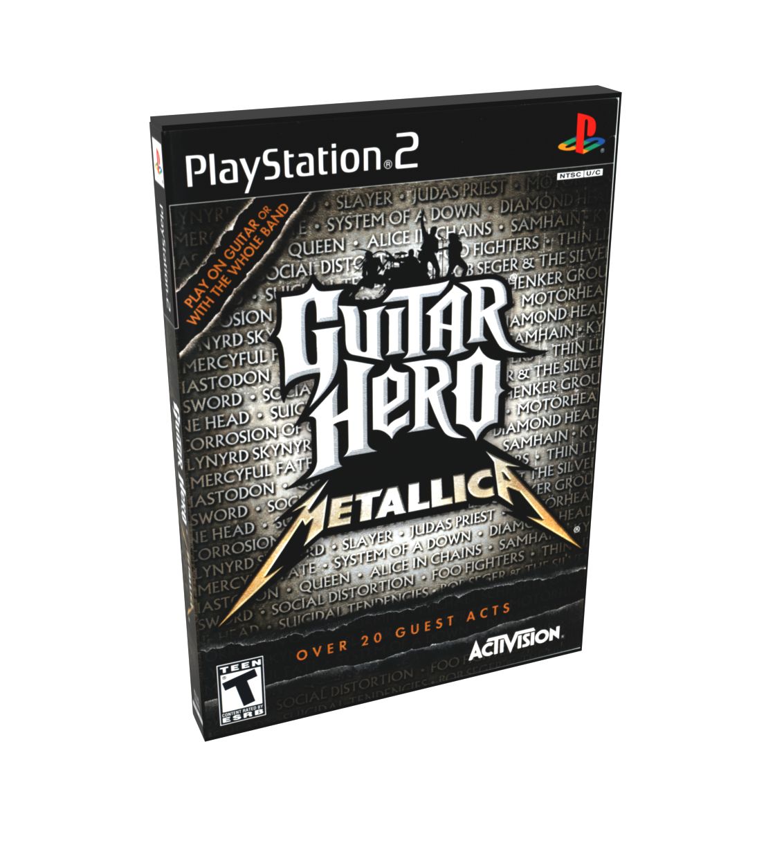 Guitar Hero Metallica | NTSC | Playstation 2 | PS2 | En | Reproduction Case and Booklet - NO GAME