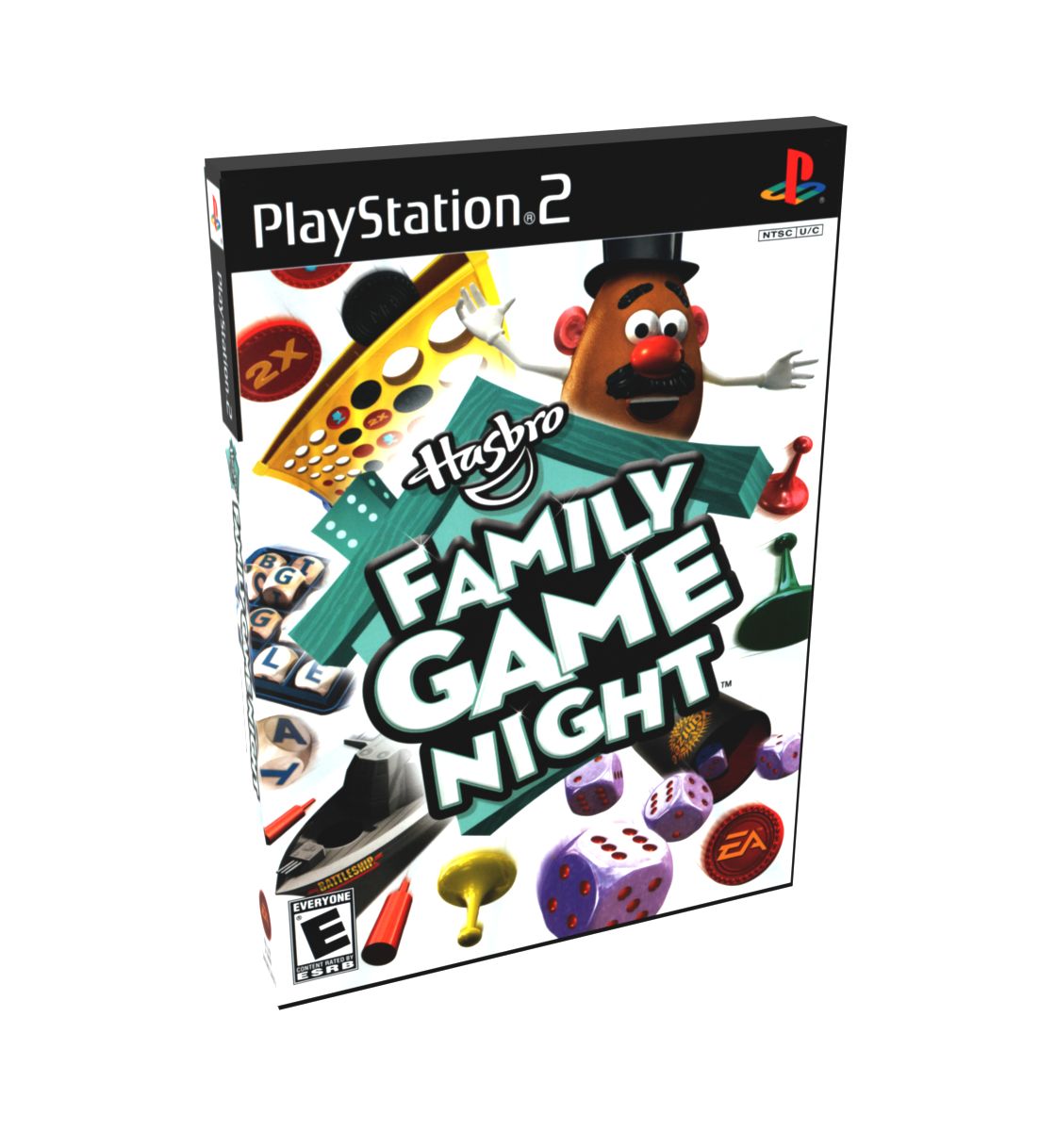 Hasbro Family Game Night | NTSC | Playstation 2 | PS2 | En | Reproduction Case and Booklet - NO GAME