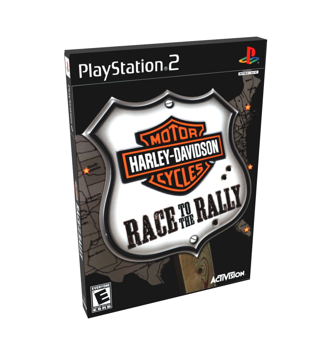 Harley Davidson Motorcycles Race to the Rally | NTSC | Playstation 2 | PS2 | En | Reproduction Case and Booklet - NO GAME