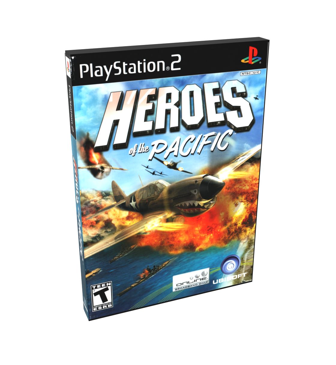 Heroes of the Pacific | NTSC | Playstation 2 | PS2 | En | Reproduction Case and Booklet - NO GAME