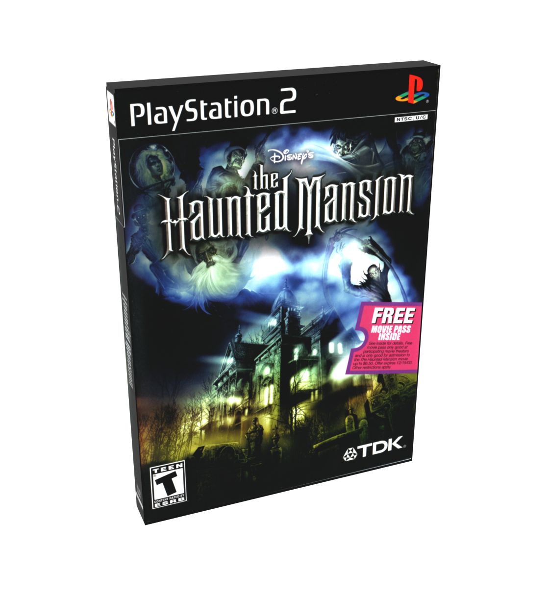 Haunted Mansion, The (Disney&#39;s) (Movie) | NTSC | Playstation 2 | PS2 | En | Reproduction Case and Booklet - NO GAME