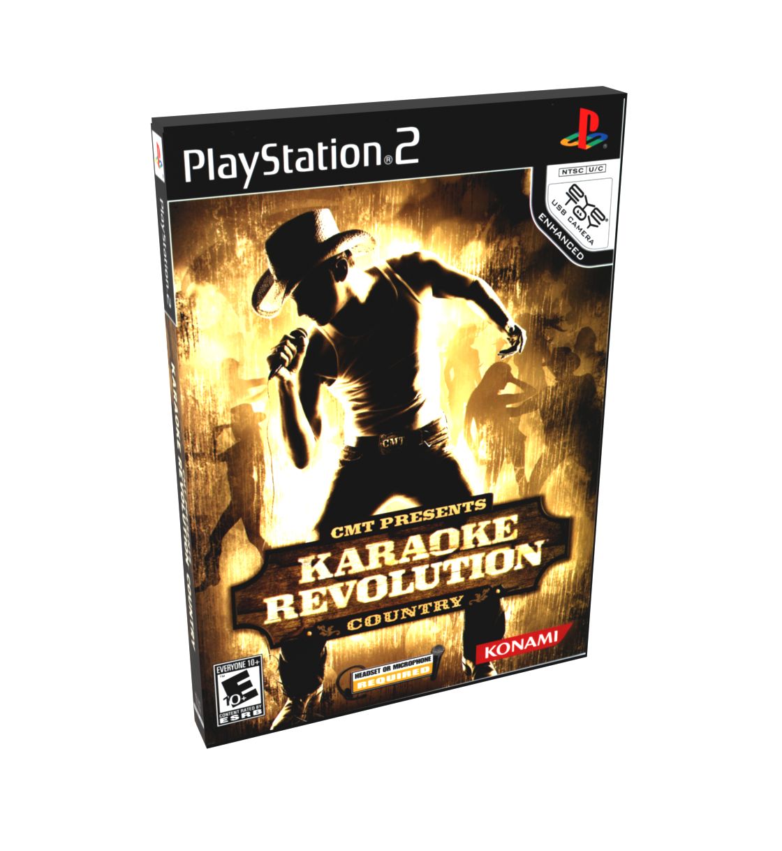 Karaoke Revolution Country (CMT Presents) | NTSC | Playstation 2 | PS2 | En | Reproduction Case and Booklet - NO GAME