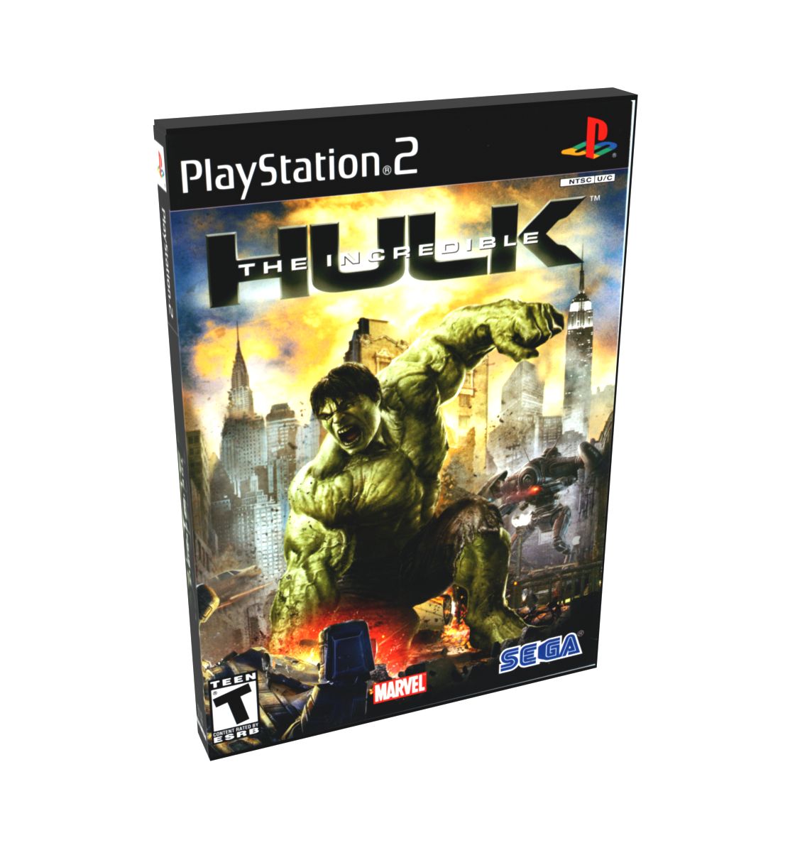 Incredible Hulk, The | NTSC | Playstation 2 | PS2 | En | Reproduction Case and Booklet - NO GAME