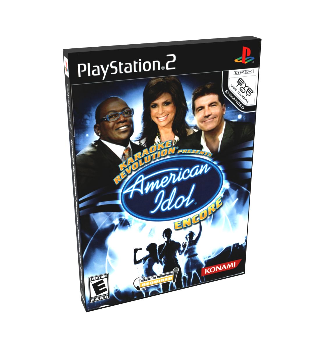 Karaoke Revolution Presents American Idol Encore | NTSC | Playstation 2 | PS2 | En | Reproduction Case and Booklet - NO GAME