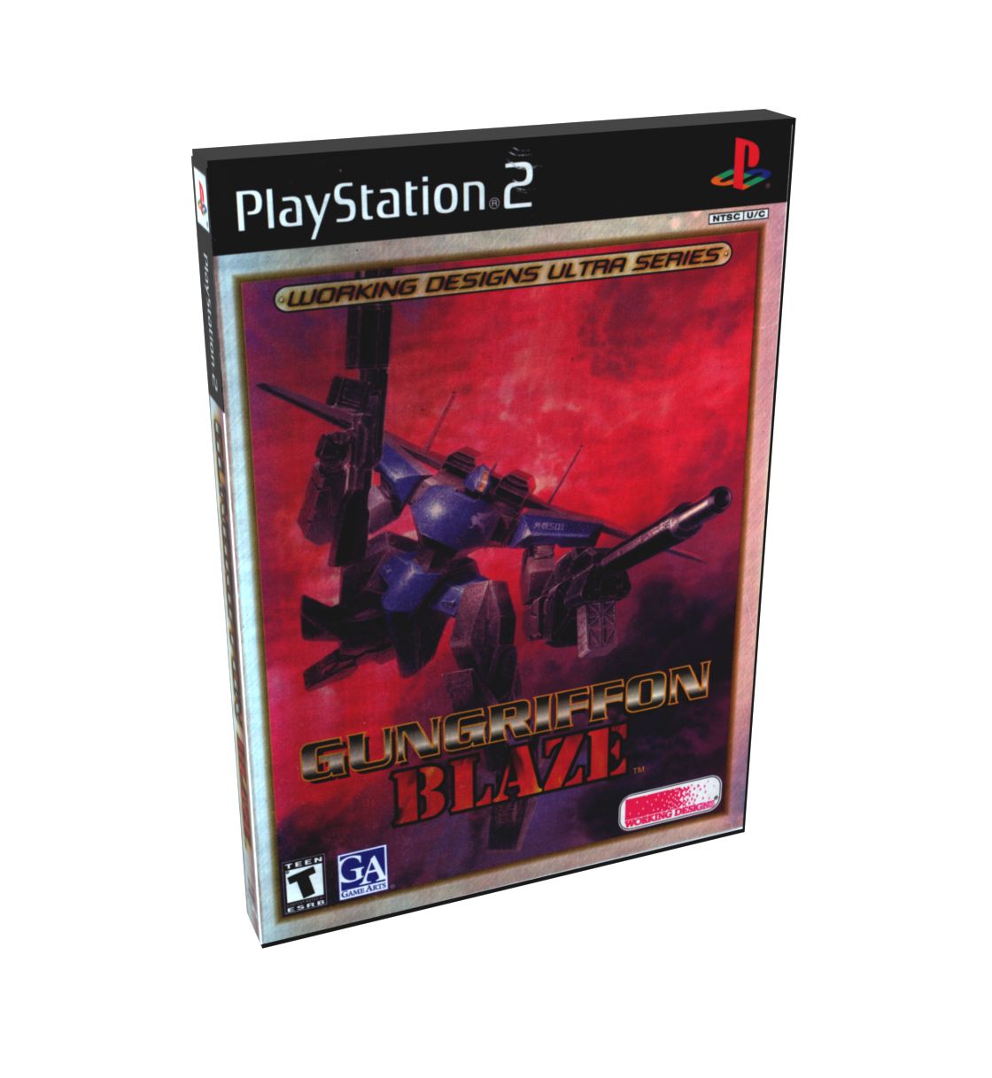 GunGriffon Blaze | NTSC | Playstation 2 | PS2 | En | Reproduction Case and Booklet - NO GAME