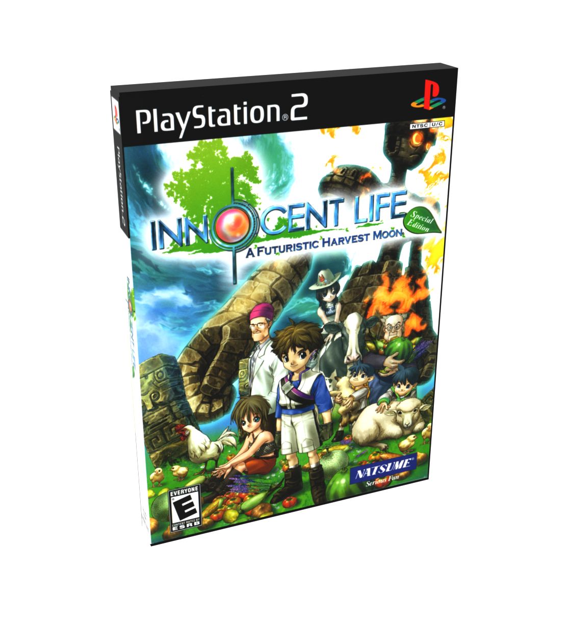 Innocent Life A Futuristic Harvest Moon Special Edition | NTSC | Playstation 2 | PS2 | En | Reproduction Case and Booklet - NO GAME