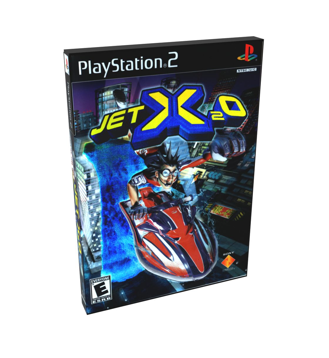 Jet X20 | NTSC | Playstation 2 | PS2 | En | Reproduction Case and Booklet - NO GAME