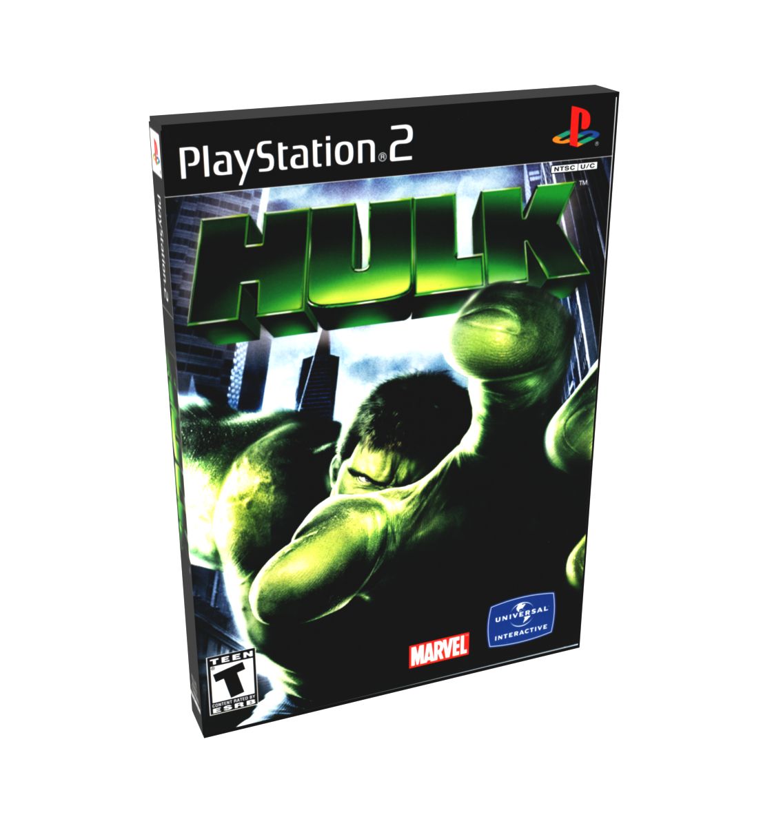 Hulk, The | NTSC | Playstation 2 | PS2 | En | Reproduction Case and Booklet - NO GAME