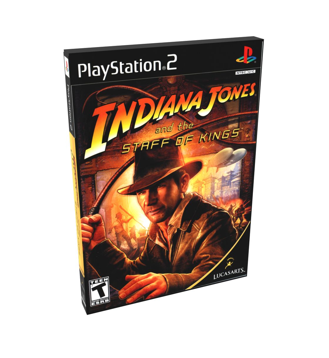 Indiana Jones and the Staff of Kings | NTSC | Playstation 2 | PS2 | En | Reproduction Case and Booklet - NO GAME