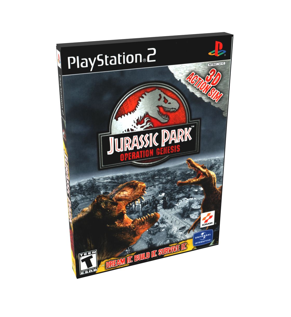 Jurassic Park Operation Genesis | NTSC | Playstation 2 | PS2 | En | Reproduction Case and Booklet - NO GAME