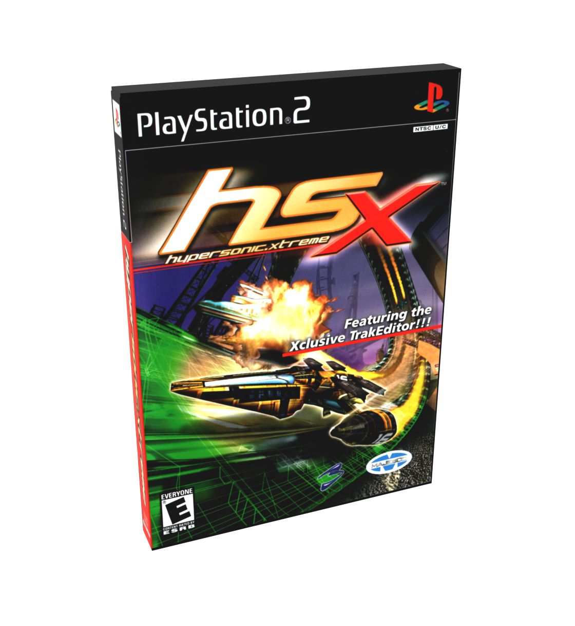 HSX HyperSonic.Xtreme | NTSC | Playstation 2 | PS2 | En | Reproduction Case and Booklet - NO GAME