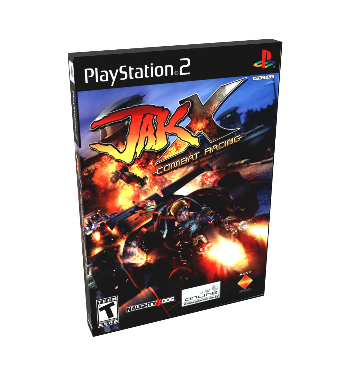 Jak X Combat Racing | NTSC | Playstation 2 | PS2 | En | Reproduction Case and Booklet - NO GAME