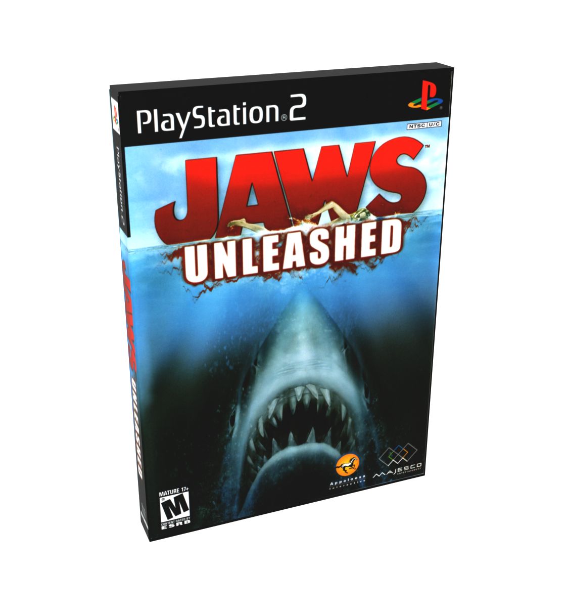 Jaws Unleashed | NTSC | Playstation 2 | PS2 | En | Reproduction Case and Booklet - NO GAME