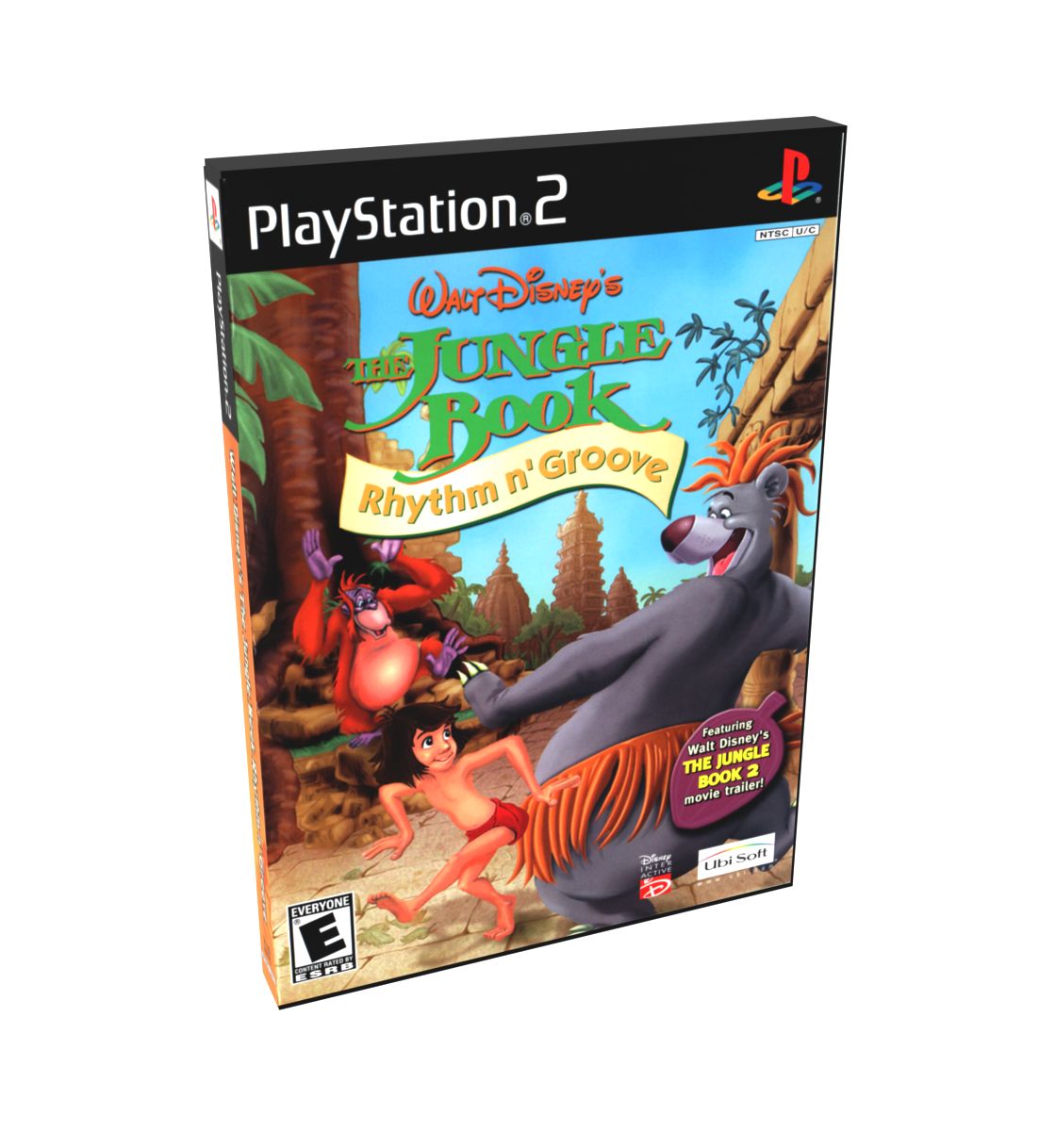 Jungle Book, The (Walt Disney&#39;s) Rhythm n&#39; Groove | NTSC | Playstation 2 | PS2 | En | Reproduction Case and Booklet - NO GAME