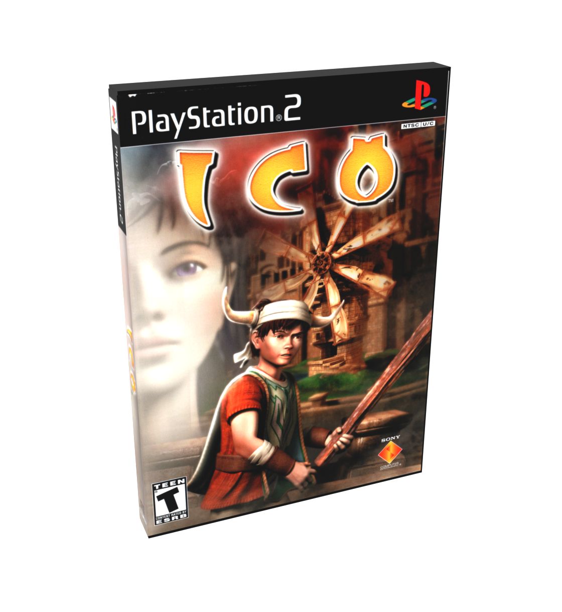 ICO | NTSC | Playstation 2 | PS2 | En | Reproduction Case and Booklet - NO GAME