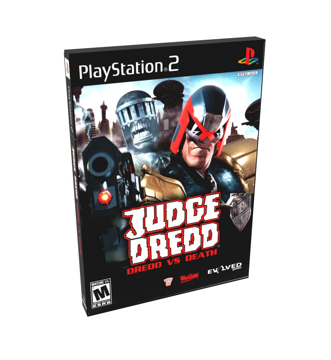 Judge Dredd Dredd Versus Death | NTSC | Playstation 2 | PS2 | En | Reproduction Case and Booklet - NO GAME