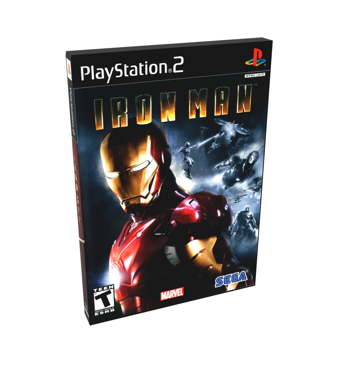 Iron Man | NTSC | Playstation 2 | PS2 | En | Reproduction Case and Booklet - NO GAME