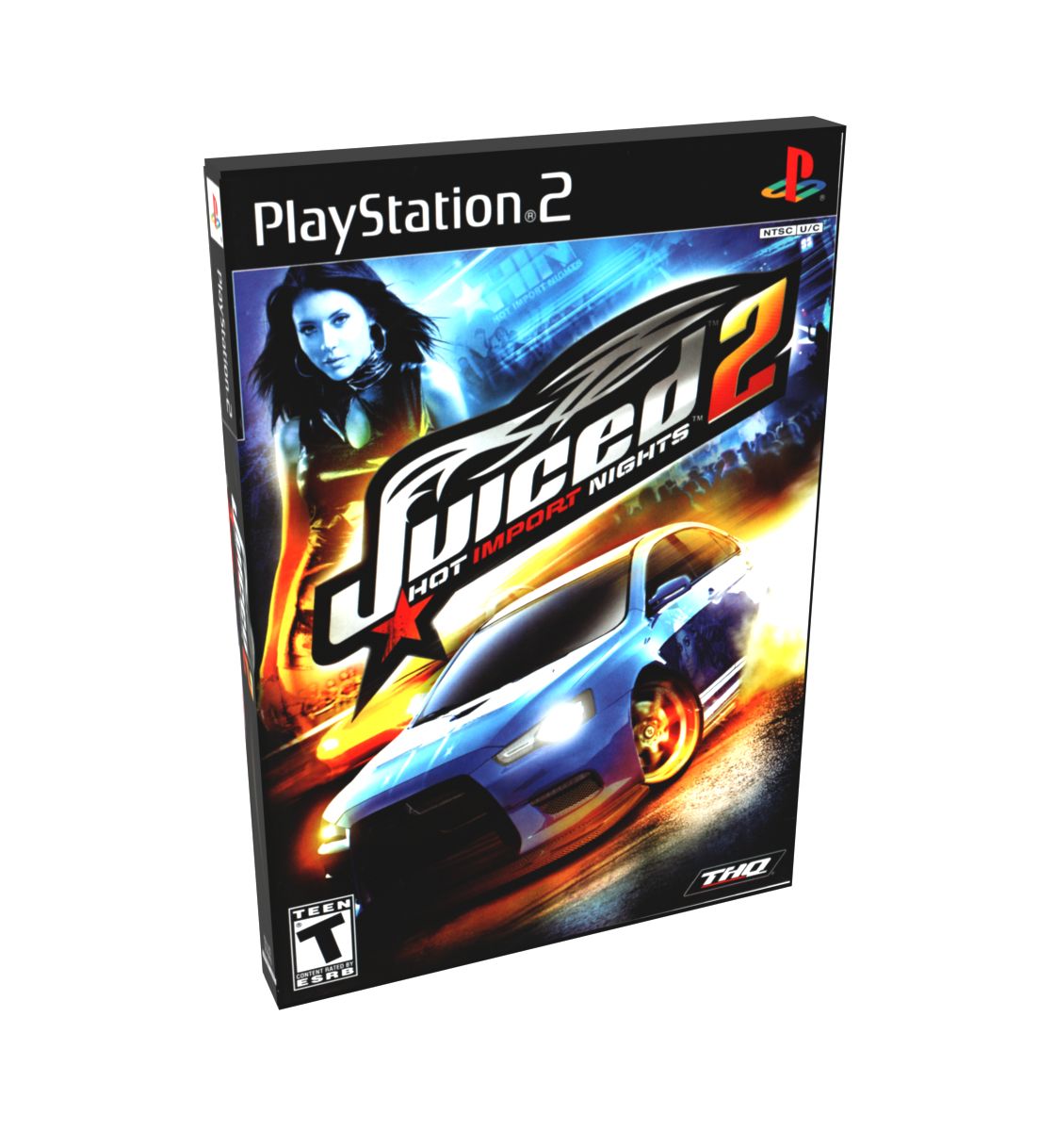 Juiced 2 Hot Import Nights | NTSC | Playstation 2 | PS2 | En | Reproduction Case and Booklet - NO GAME