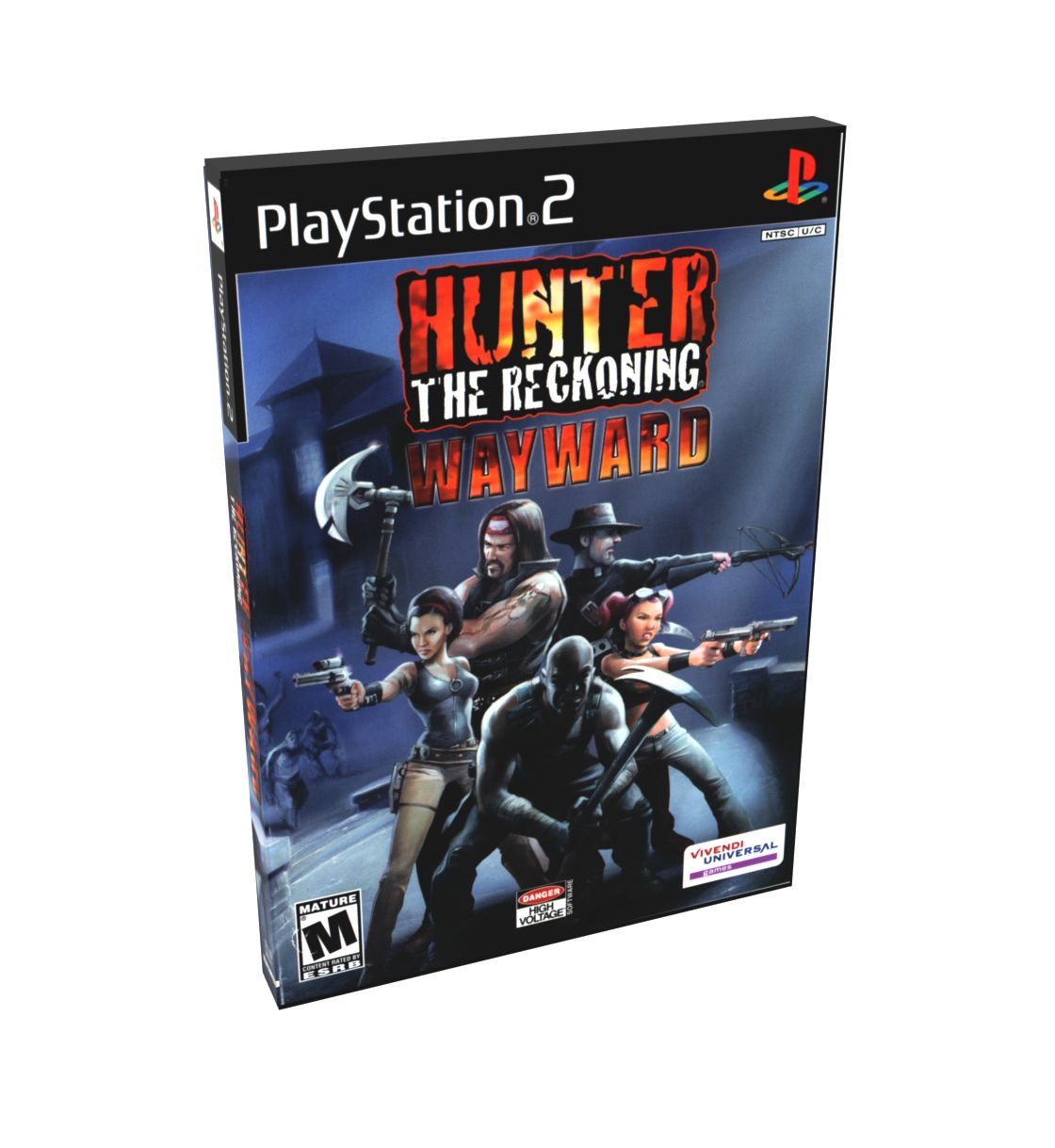 Hunter The Reckoning Wayward | NTSC | Playstation 2 | PS2 | En | Reproduction Case and Booklet - NO GAME