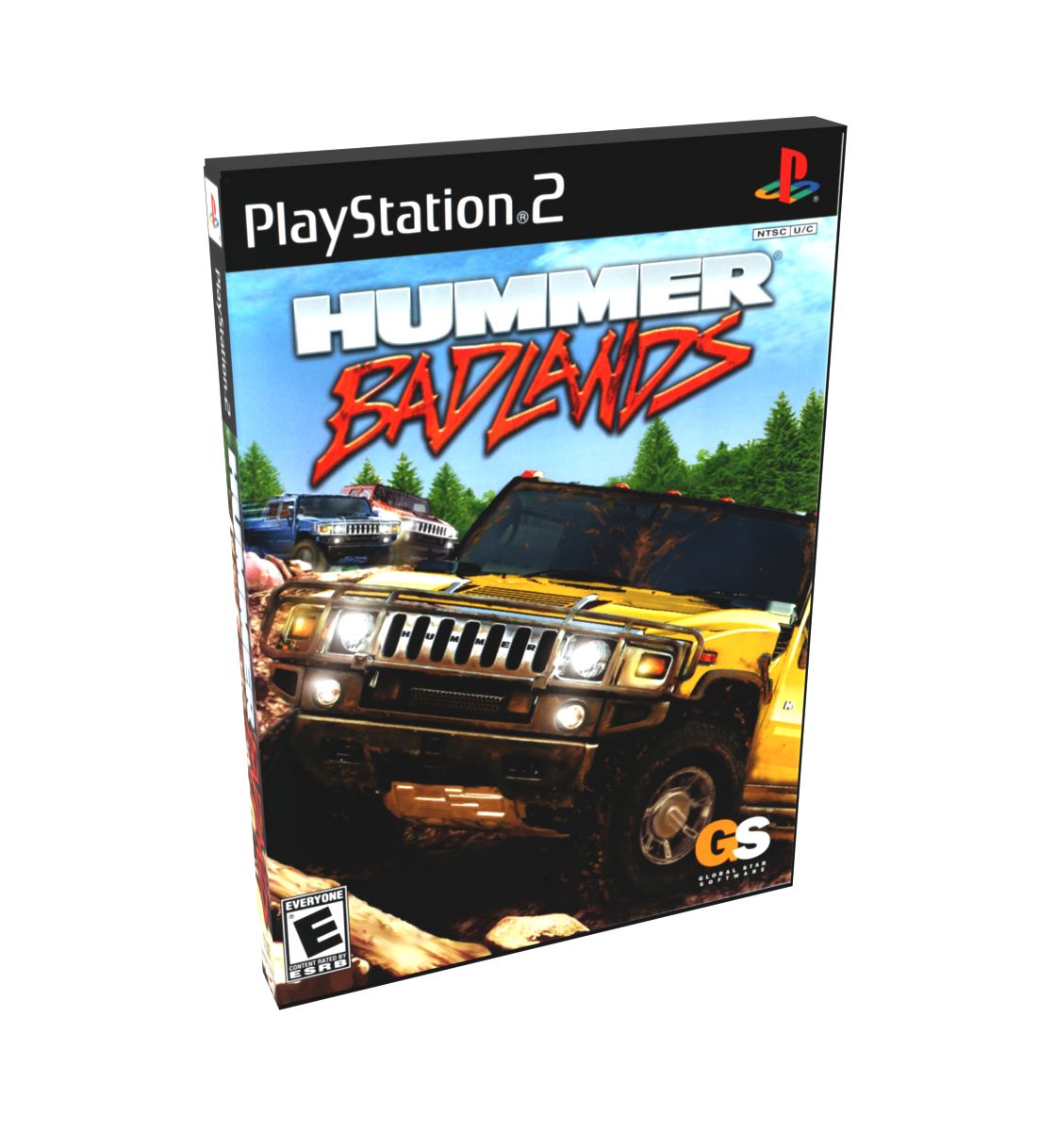 Hummer Badlands | NTSC | Playstation 2 | PS2 | En | Reproduction Case and Booklet - NO GAME