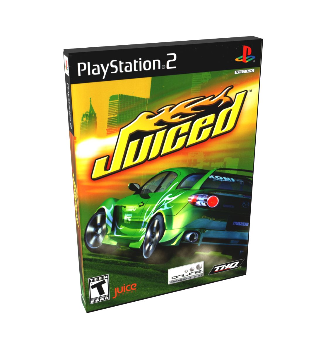Juiced | NTSC | Playstation 2 | PS2 | En | Reproduction Case and Booklet - NO GAME