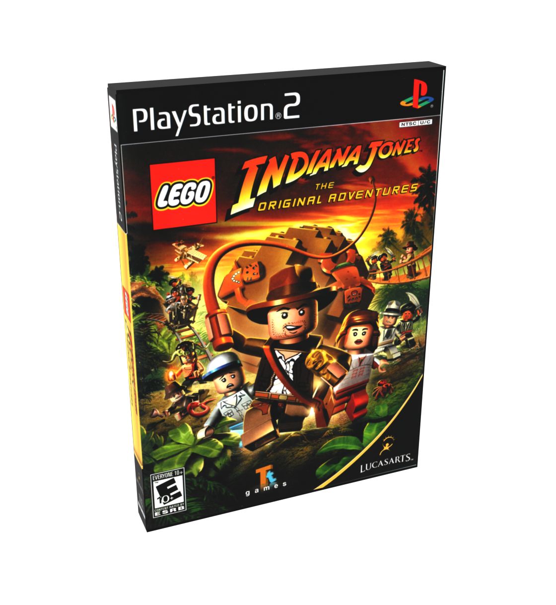 LEGO Indiana Jones The Original Adventures | NTSC | Playstation 2 | PS2 | En | Reproduction Case and Booklet - NO GAME
