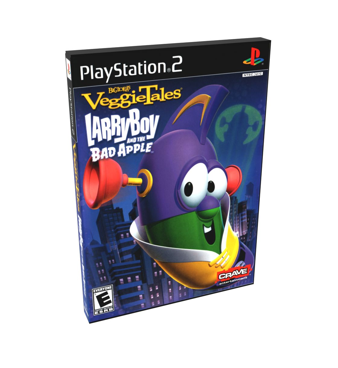 Larry Boy and the Bad Apple (VeggieTales&#39;) | NTSC | Playstation 2 | PS2 | En | Reproduction Case and Booklet - NO GAME