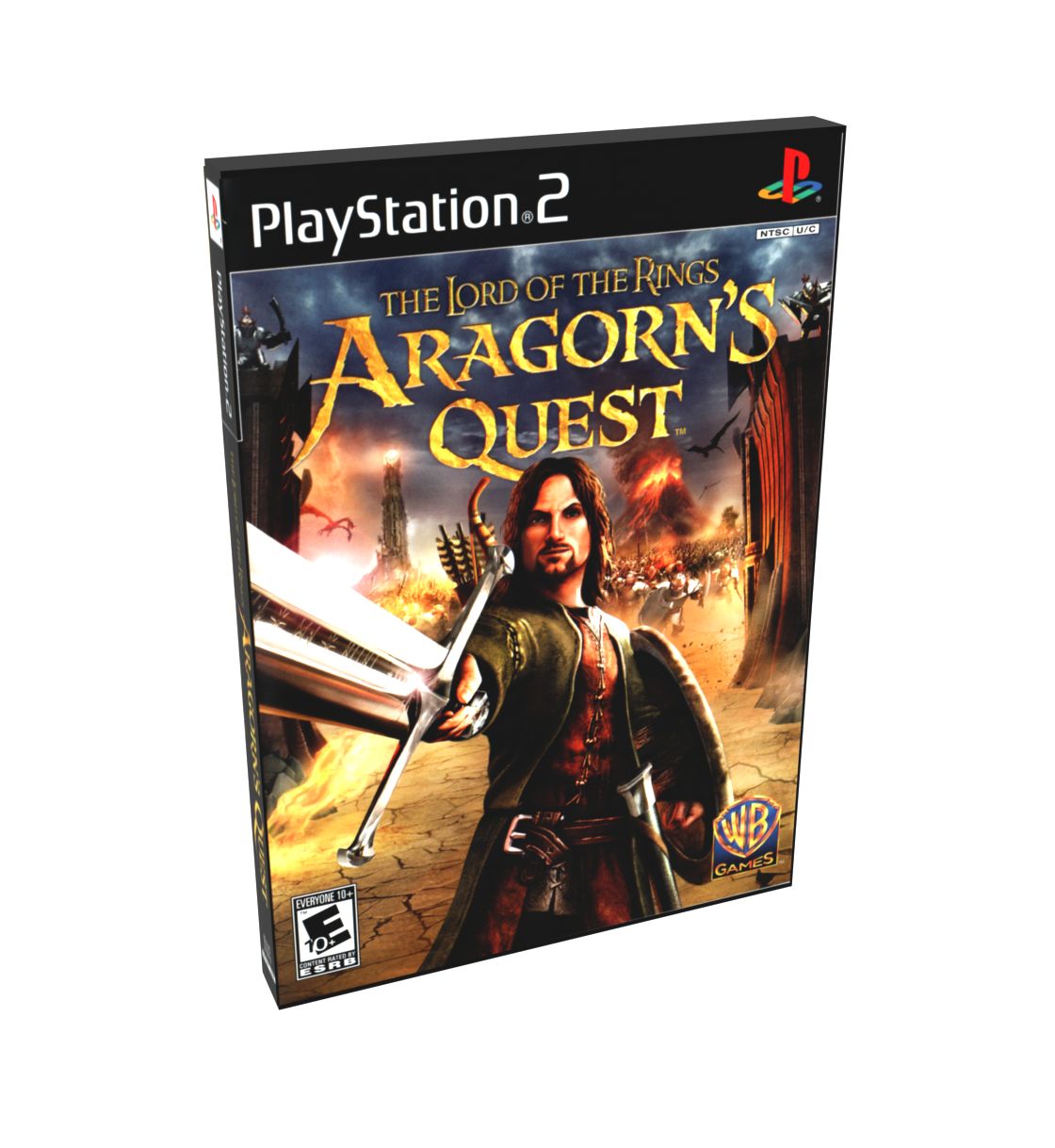 Lord of the Rings, The Aragorn&#39;s Quest | NTSC | Playstation 2 | PS2 | En | Reproduction Case and Booklet - NO GAME