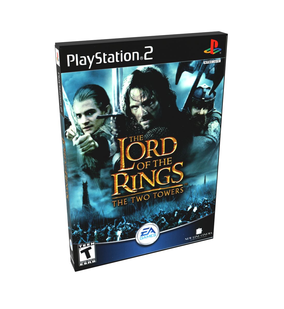 Lord of the Rings, The The Two Towers | NTSC | Playstation 2 | PS2 | En | Reproduction Case and Booklet - NO GAME