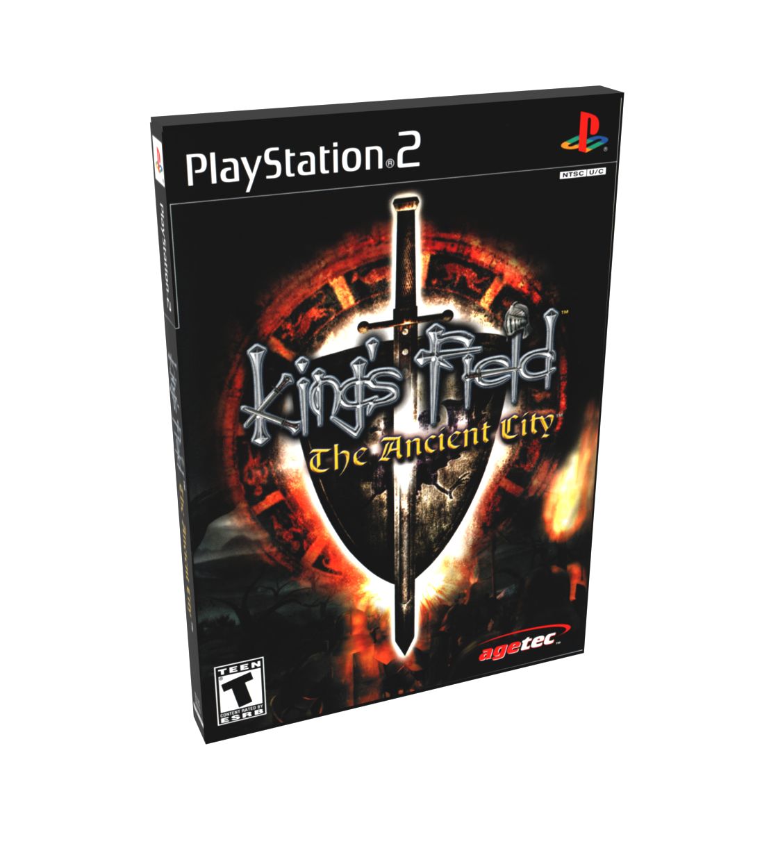 King&#39;s Field The Ancient City | NTSC | Playstation 2 | PS2 | En | Reproduction Case and Booklet - NO GAME