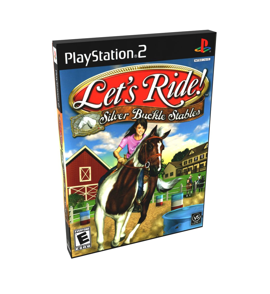 Let&#39;s Ride Silver Buckle Stables | NTSC | Playstation 2 | PS2 | En | Reproduction Case and Booklet - NO GAME