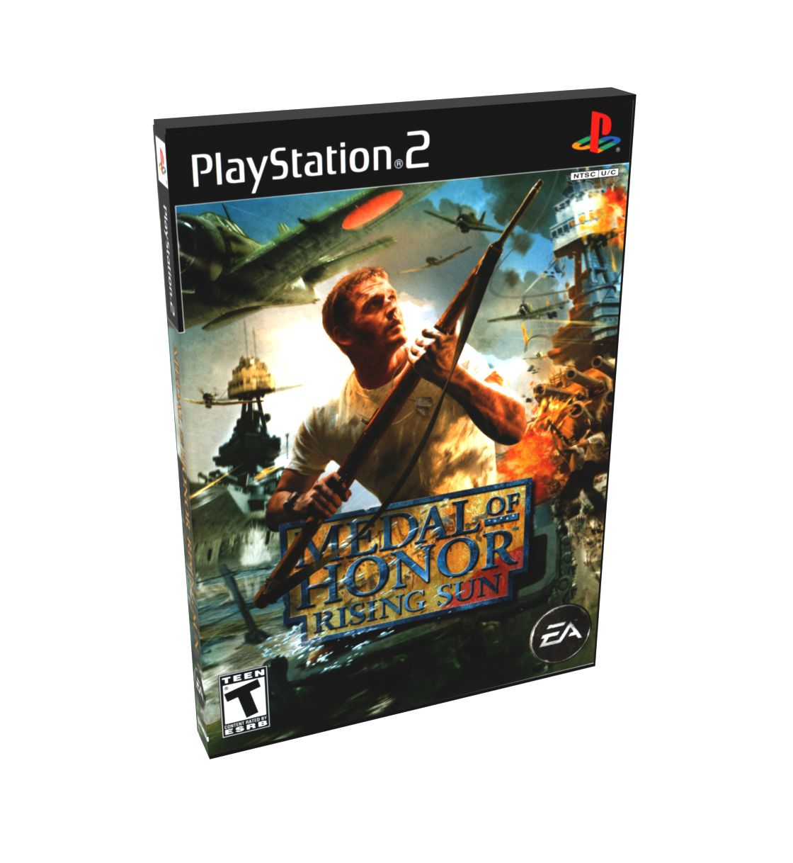 Medal of Honor Rising Sun (Medal of Honor Collection multi) | NTSC | Playstation 2 | PS2 | En | Reproduction Case and Booklet - NO GAME