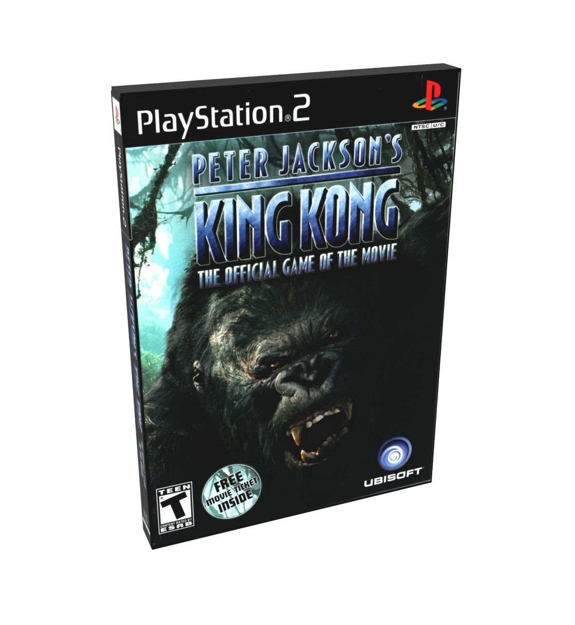 King Kong (Peter Jackson&#39;s) The Official Game of the Movie (Movie) | NTSC | Playstation 2 | PS2 | En | Reproduction Case and Booklet - NO GAME