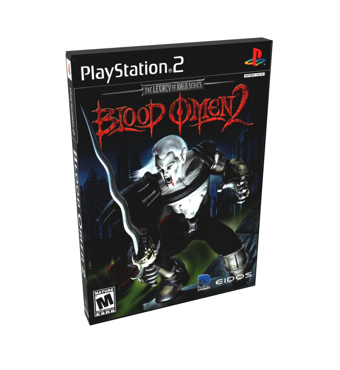 Legacy of Kain Blood Omen 2 | NTSC | Playstation 2 | PS2 | En | Reproduction Case and Booklet - NO GAME
