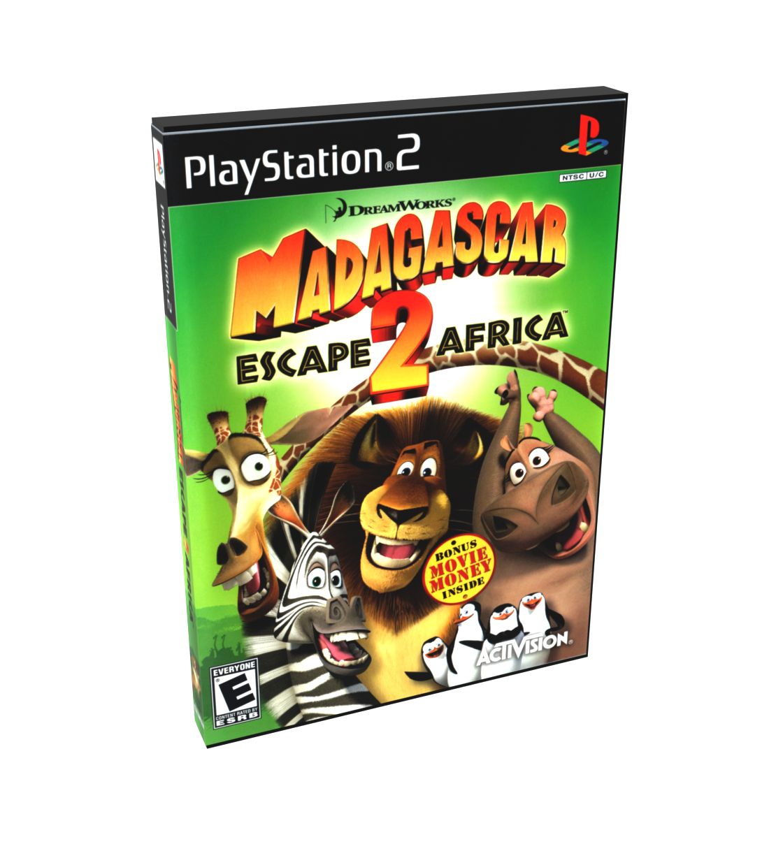 Madagascar 2 Escape 2 Africa (Movie) | NTSC | Playstation 2 | PS2 | En | Reproduction Case and Booklet - NO GAME