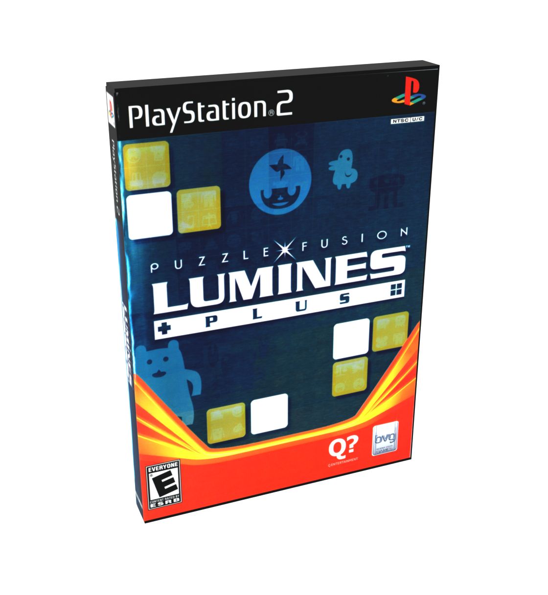 Lumines Plus | NTSC | Playstation 2 | PS2 | En | Reproduction Case and Booklet - NO GAME