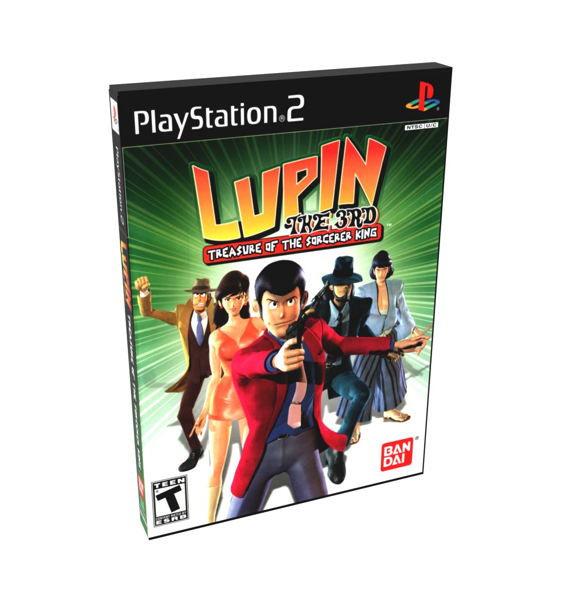 Lupin the 3rd Treasure of the Sorcerer King | NTSC | Playstation 2 | PS2 | En | Reproduction Case and Booklet - NO GAME