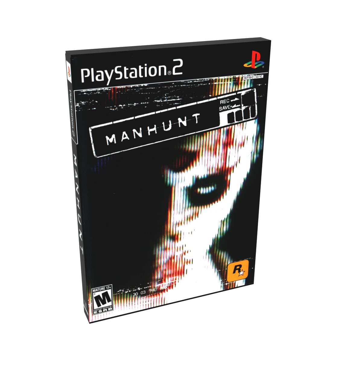 Manhunt | NTSC | Playstation 2 | PS2 | En | Reproduction Case and Booklet - NO GAME