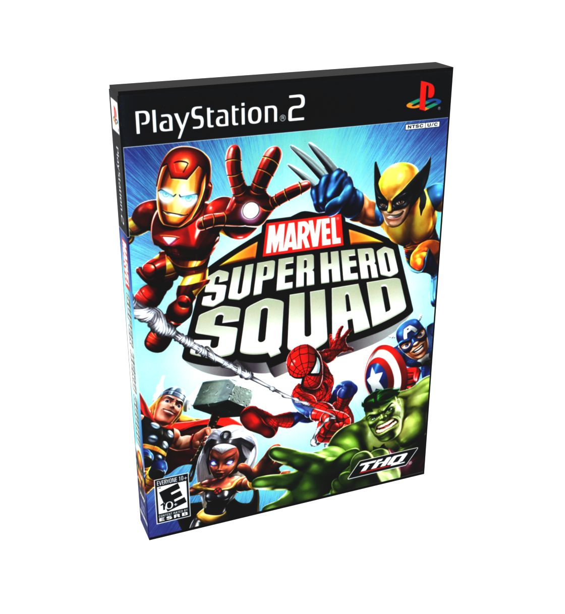 Marvel Super Hero Squad | NTSC | Playstation 2 | PS2 | En | Reproduction Case and Booklet - NO GAME